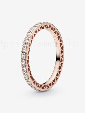 Pandora Sparkle & Hearts Ring